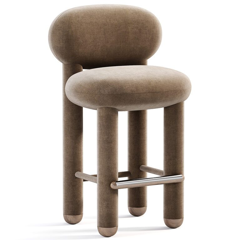 FLOCK CS1 bar chair (385998) 3D model - Download 3D model FLOCK CS1 bar ...