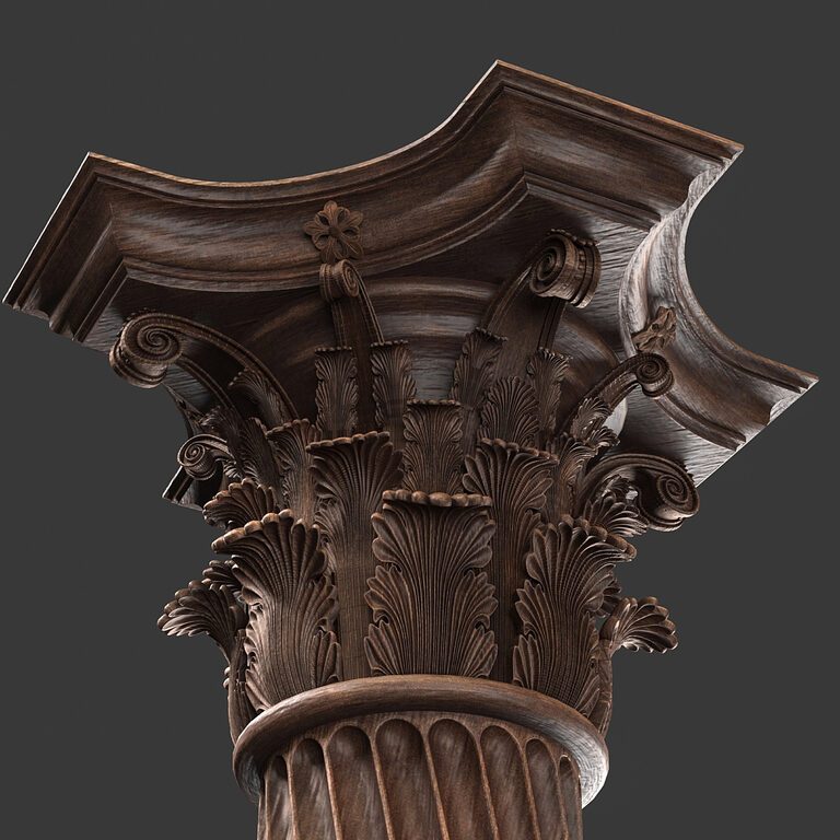 Roman Column Interior Roman column (386702) 3D model - Download 3D model Roman column (386702 ...