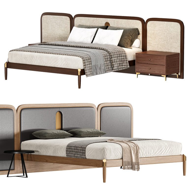 Her Bed by Stylishclub (387010), 3d model 1