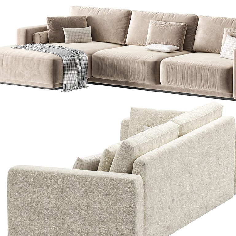 Bella Sofa by RH Design (387086) 3D model - Download 3D model Bella ...