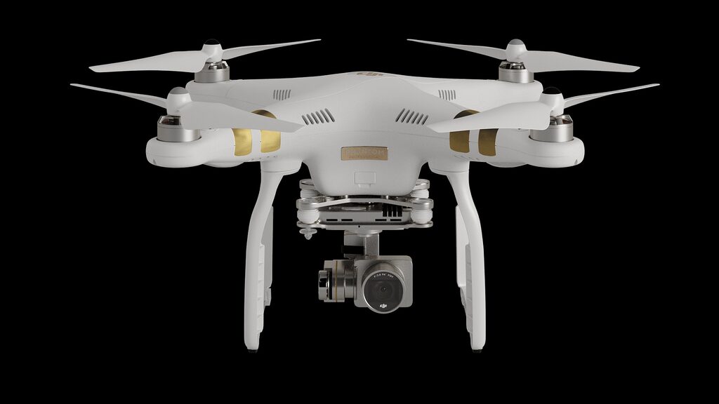 Quadrocopter DJI Phantom 3 (387223) 3D model - Download 3D model