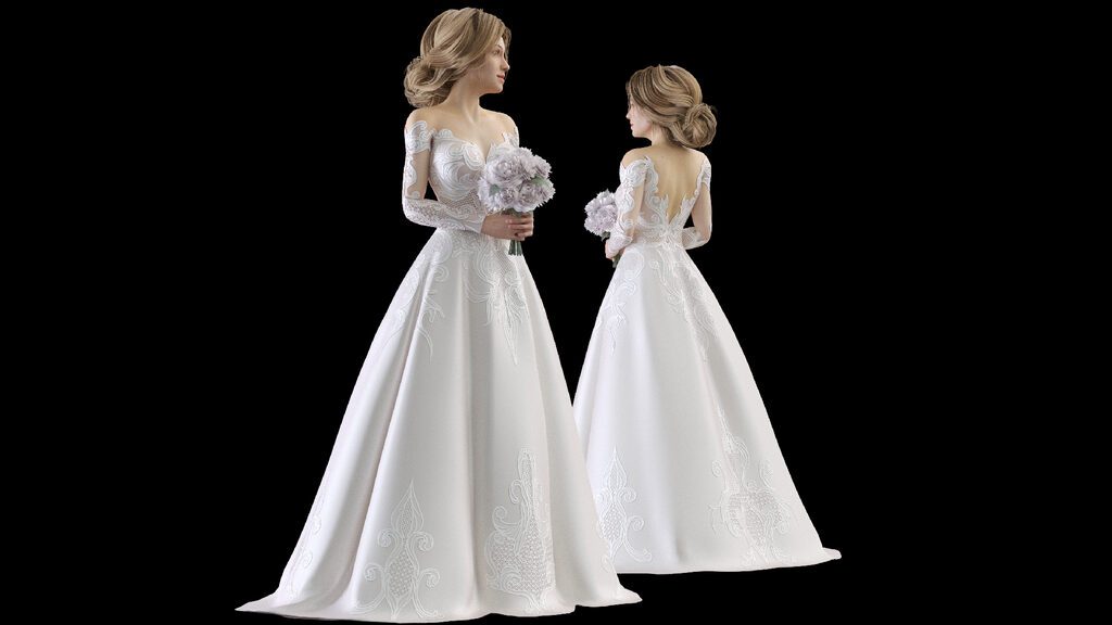 Bride (387549), 3d model 1