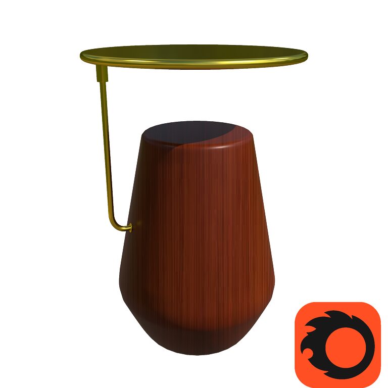 Coffee table (387791), 3d model 1