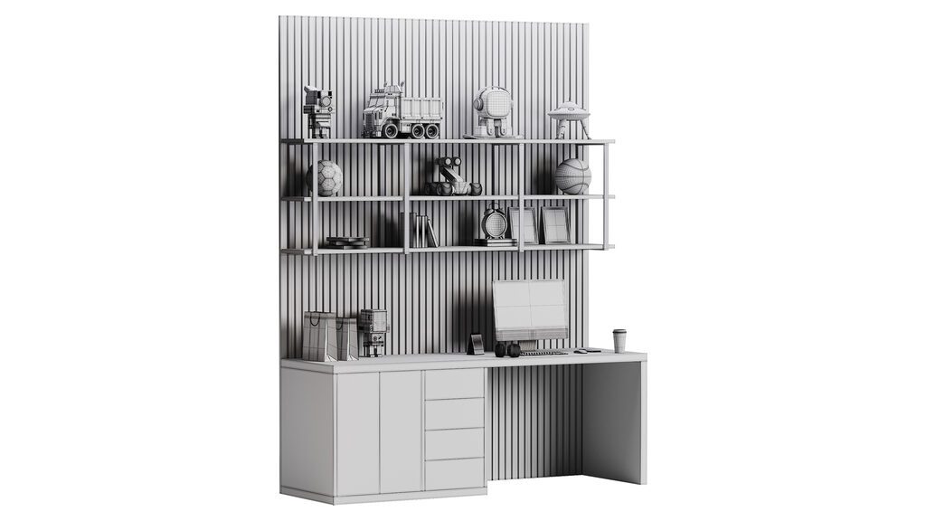 Desk 3D models - Download 3D models | 3d-baza.com