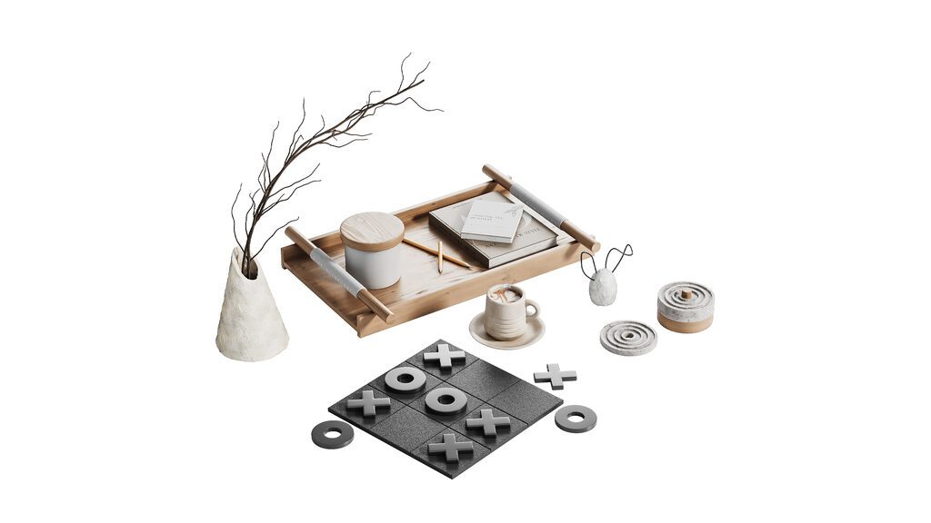 Decorative set 01 (388079) 3D model - Download 3D model Decorative set ...
