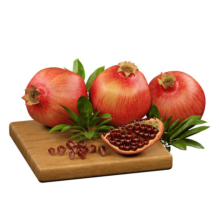 Pomegranate (388156), 3d model 1