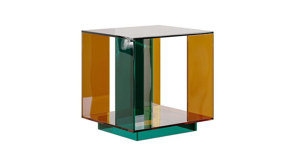 Acrylic Side Table (388290) 3D model - Download 3D model Acrylic Side ...