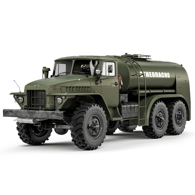 Ural TZ-5-375D 1966 car (389066) 3D model - Download 3D model Ural