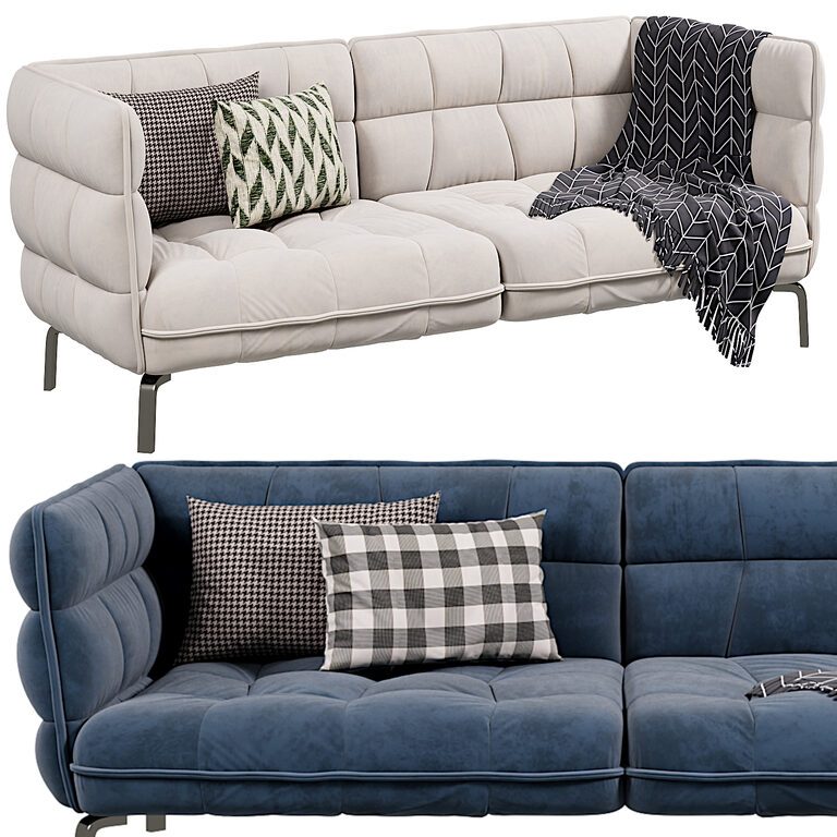 Husk Sofa by BeB Italia (389546) 3D model - Download 3D model Husk Sofa ...