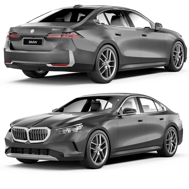 BMW 5 Series G60 2024 car (390142) 3D model - Download 3D model BMW 5 ...