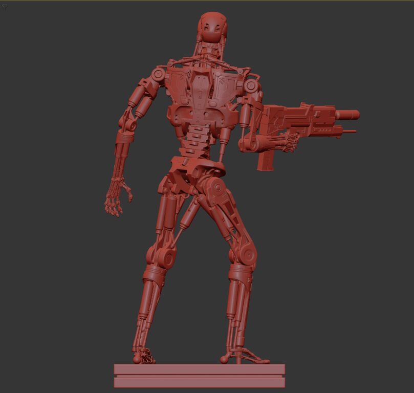 Terminator Modelle Terminator T-800 Endoskeleton Rekvizit T2 V5 (390267) 3D model ...
