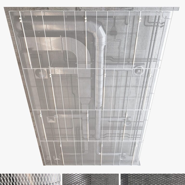 Decorative Ceiling set 01 (390276), 3d model 1