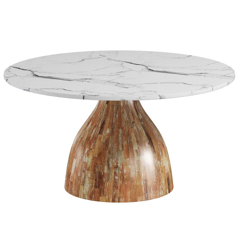 Журнальный столик Capri Island Marble Top (390614), 3д модель 1