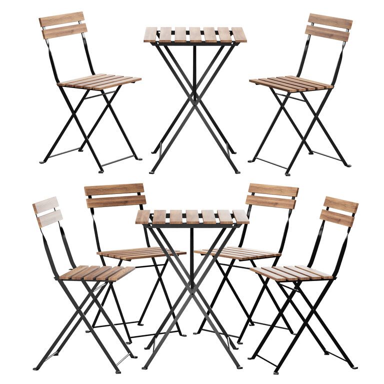 Ikea Tarno стілець і настільний набір (390940), 3d модель 1