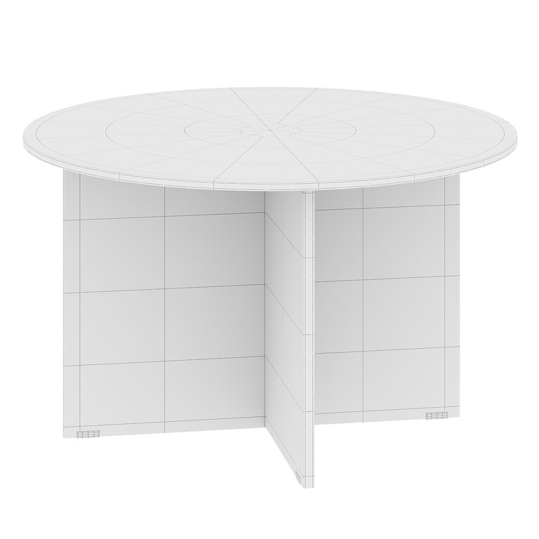 Iris soffbord i glas Side Table (390953) 3D model - Download 3D model ...