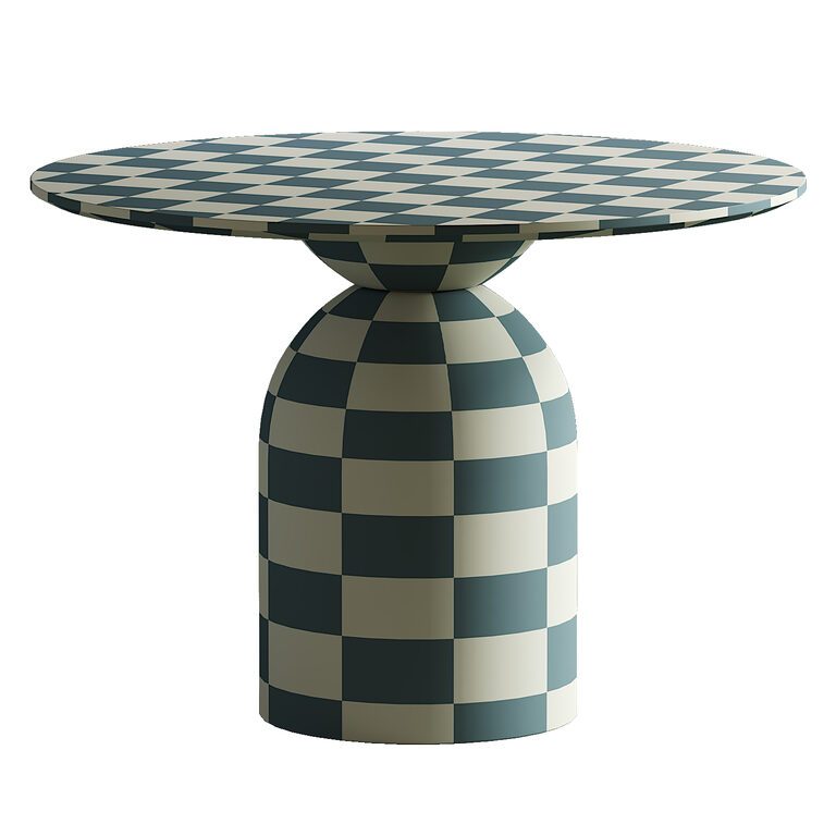 Sigrid Round Wood Dining Table (391040) 3D model - Download 3D model ...