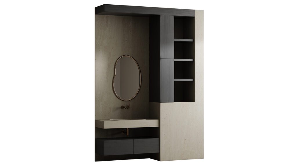 Bathroom furniture 30 (391362) 3D model - Download 3D model Bathroom ...