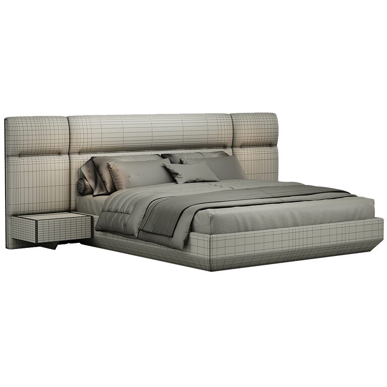 Francis Modular Bed by Domkapa (391498) 3D model - Download 3D model ...