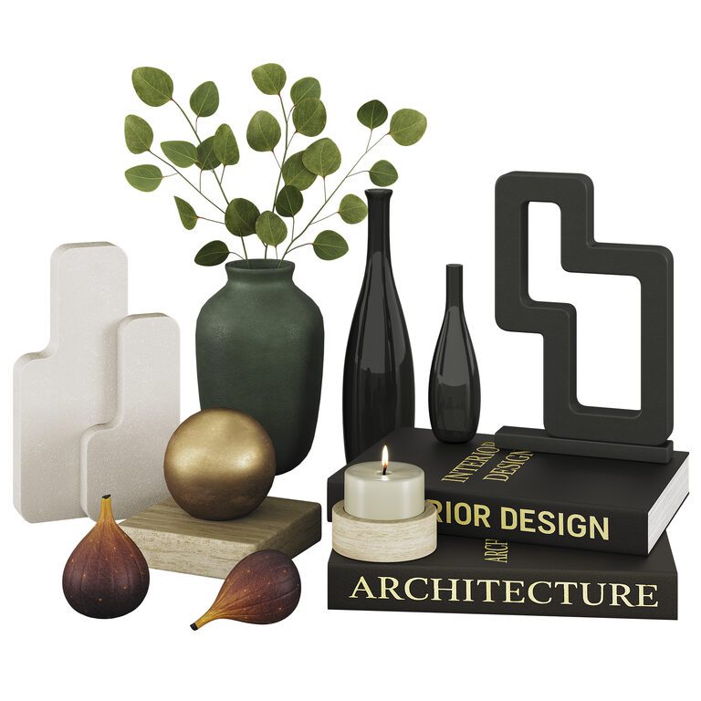 Decorative Set 07 (391843), 3d model 1