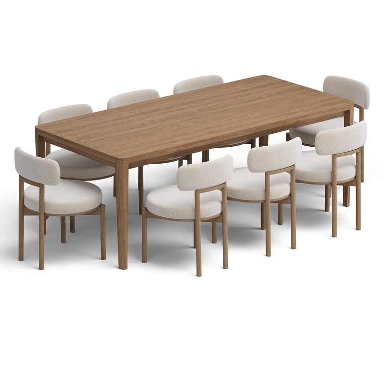 Chair Davis And Reese Dining Table (392072) 3D model - Download 3D ...