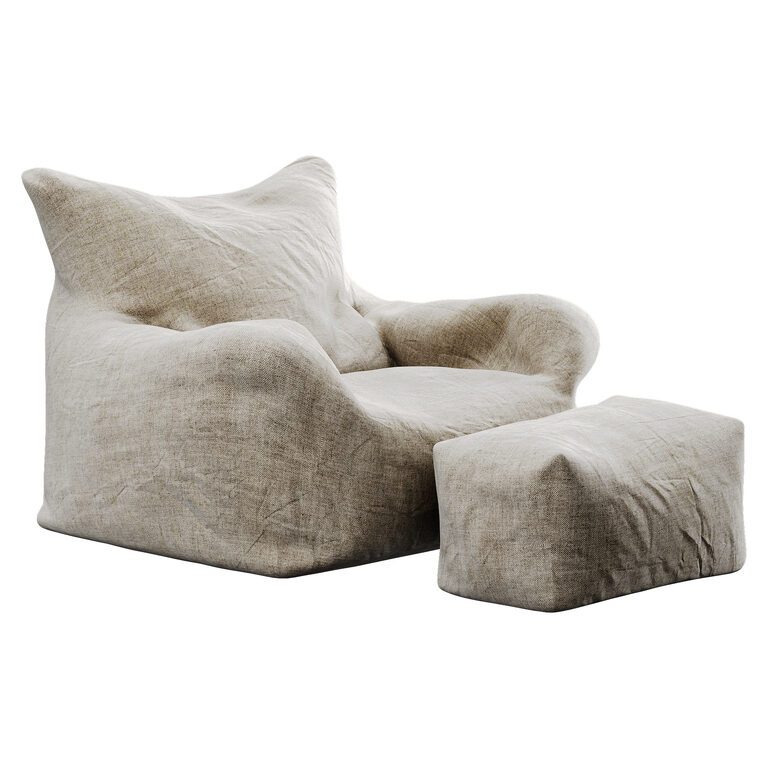 Кресло мешок Bean Bag (392157), 3д модель 1