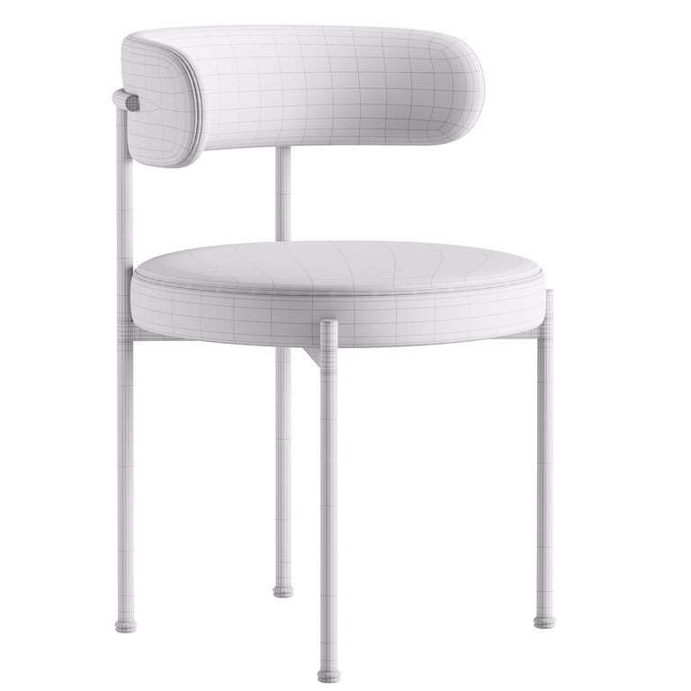 Model Inesse Inesse Dining Chair (392255) 3D model - Download 3D model Inesse Dining ...