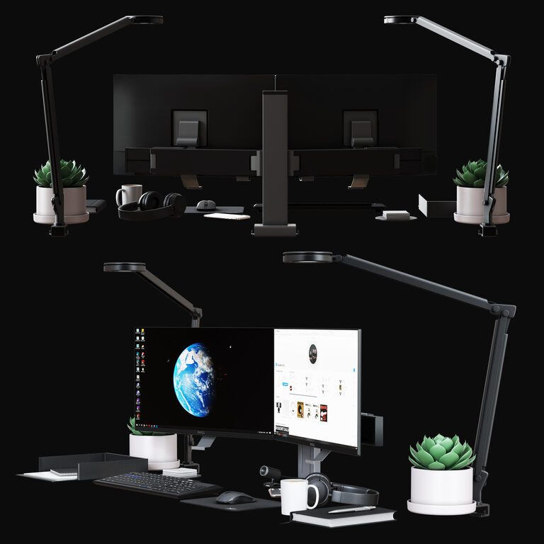 Desktop Set Classic Office Edition (392519) 3D model - Download 3D ...