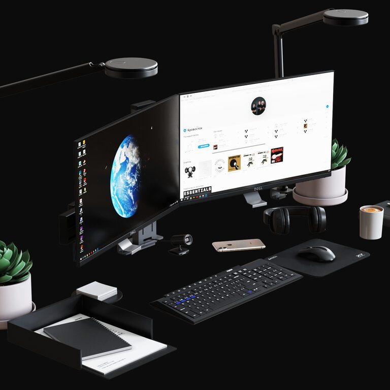 Desktop Set Classic Office Edition (392519) 3D model - Download 3D ...