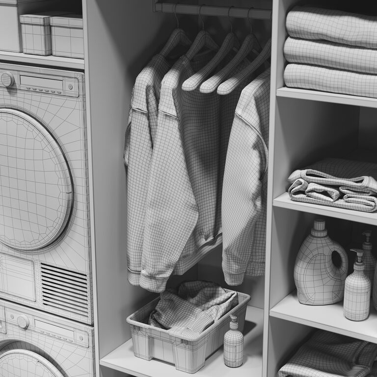 Laundry Room (392586) 3D model - Download 3D model Laundry Room (392586 ...