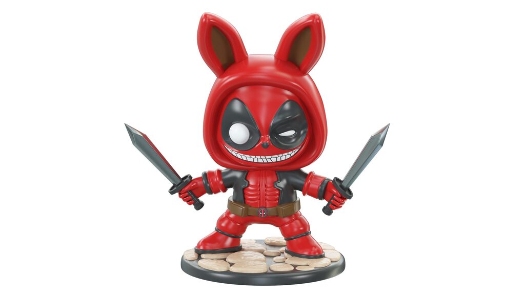 Deadpool Laboobu (392957), 3d model 1