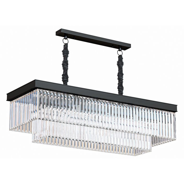 Rectangular chandelier light (393132) 3D model - Download 3D model ...