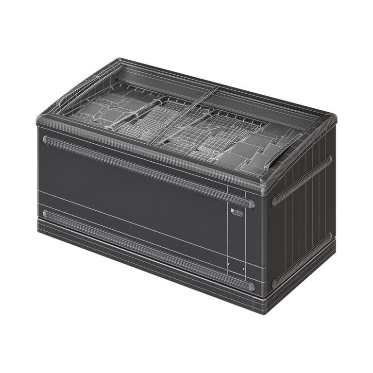 Freezer 3ds Model Freezer Refrigerator (393194) 3D model - Download 3D model Freezer ...