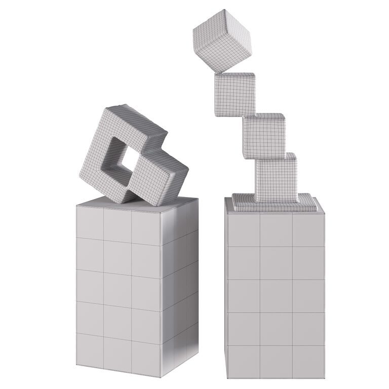 Abstract 3d Statues Rfa Abstract sculpture by Stephan Siebers (393411) 3D model - Download 3D ...