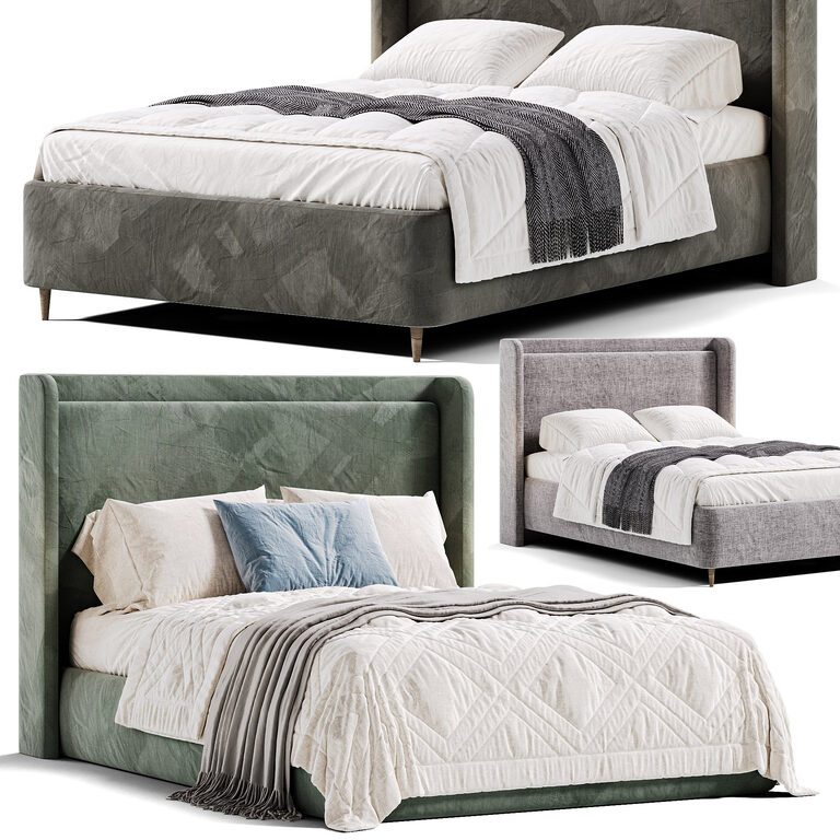 TERY Double Bed by mebelform (393921) 3D model - Download 3D model TERY ...