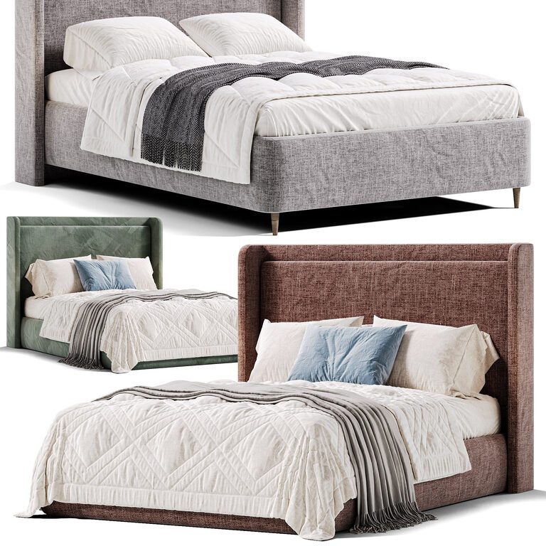 TERY Double Bed by mebelform (393921) 3D model - Download 3D model TERY ...