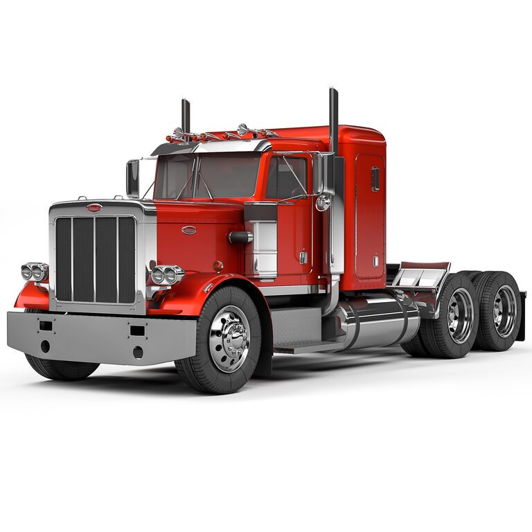 Peterbilt 359 Sleeper Cab 1984 (394092), 3d model 1