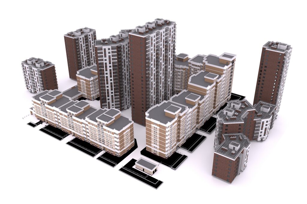Mini town buildings (394464) 3D model - Download 3D model Mini town ...