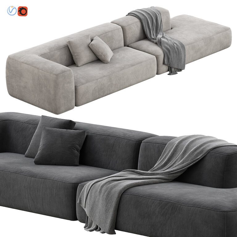 Модульный диван Lema Cloud Set 10 (394668), 3д модель 1
