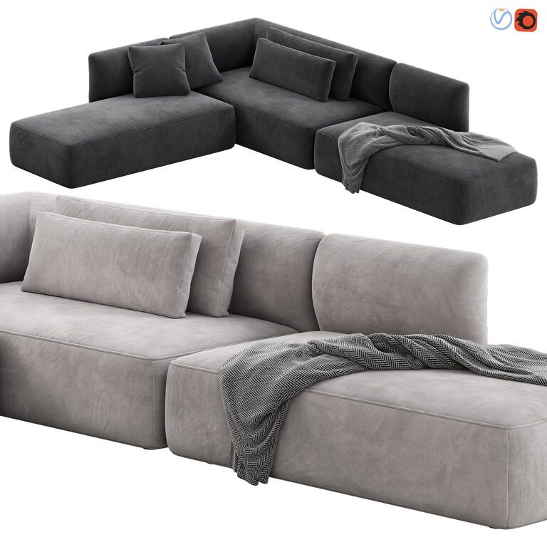 Диван Cosy 5 (394807), 3д модель 1