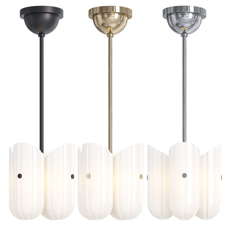 Roll Hill Lorna LED Pendant (394901), 3d model 1
