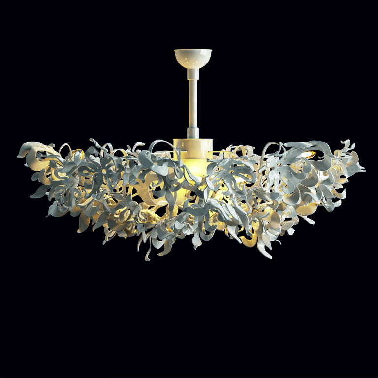Singularis Craft Lily Ceiling Chandelier (395096), 3d model 1