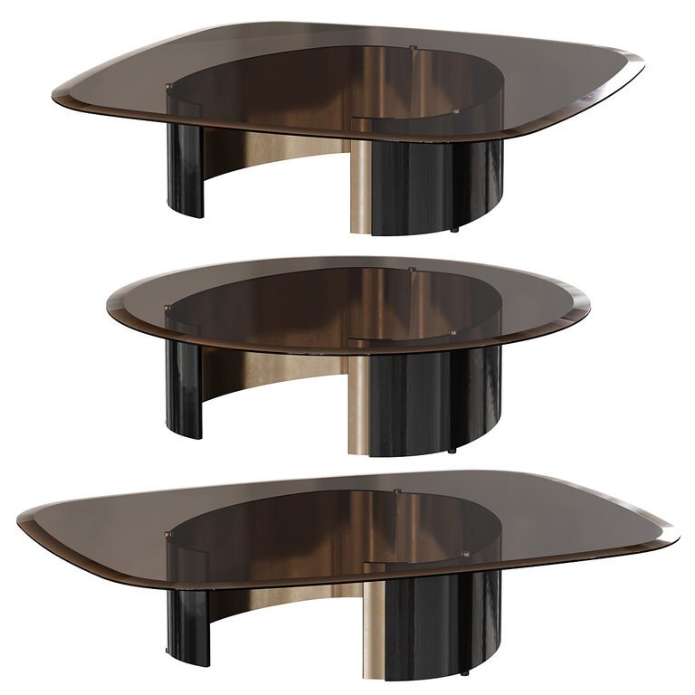 Minotti Bangle dining table (395121) 3D model - Download 3D model ...