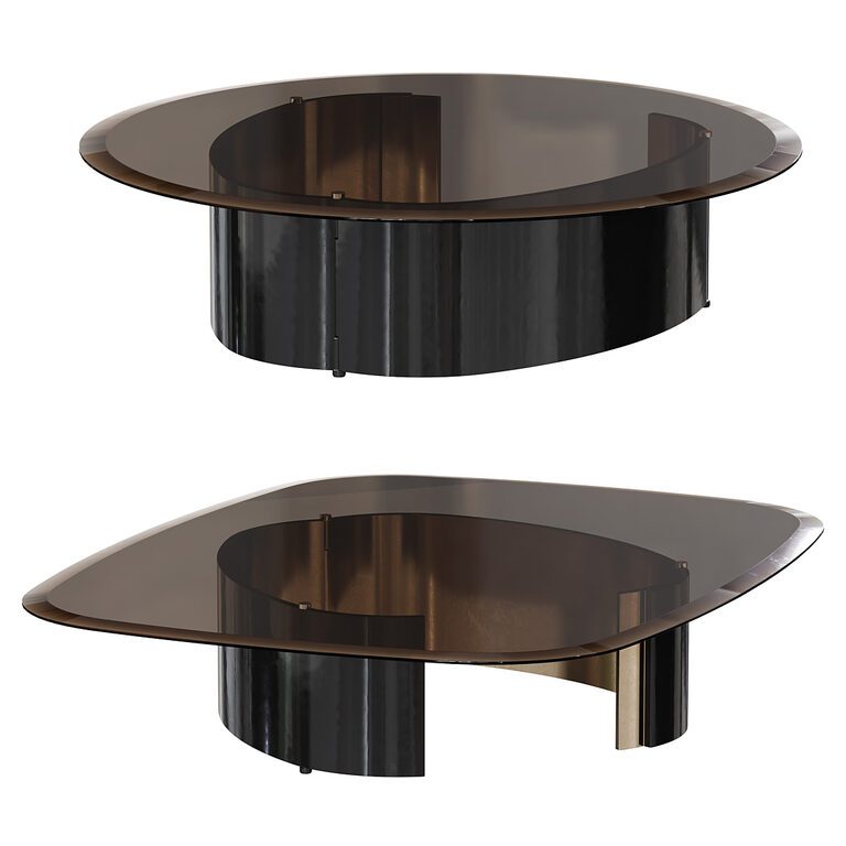 Minotti Bangle dining table (395121) 3D model - Download 3D model ...