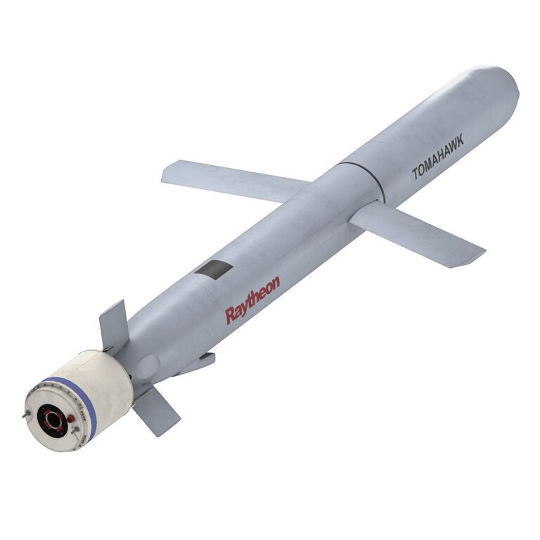 Tomahawk Land Attack Cruise Missile Rocket Block V (395459) 3D model ...