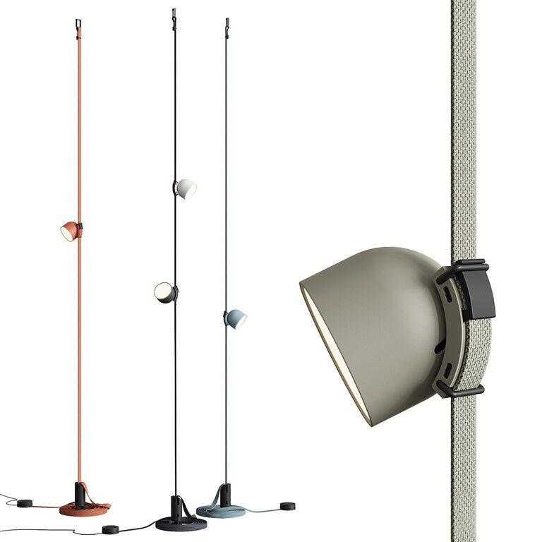 Vibia Plusminus Lightsystem floor lamp (395559) 3D model - Download 3D ...