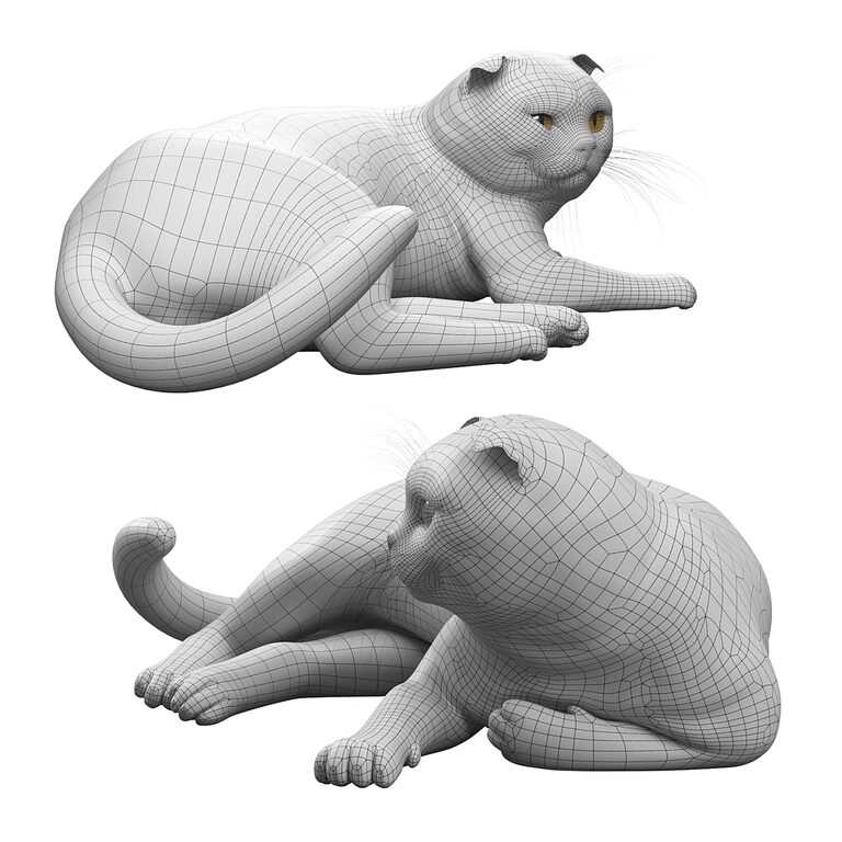 Cat (395655) 3D model - Download 3D model Cat (395655) | 395655 | 3d ...