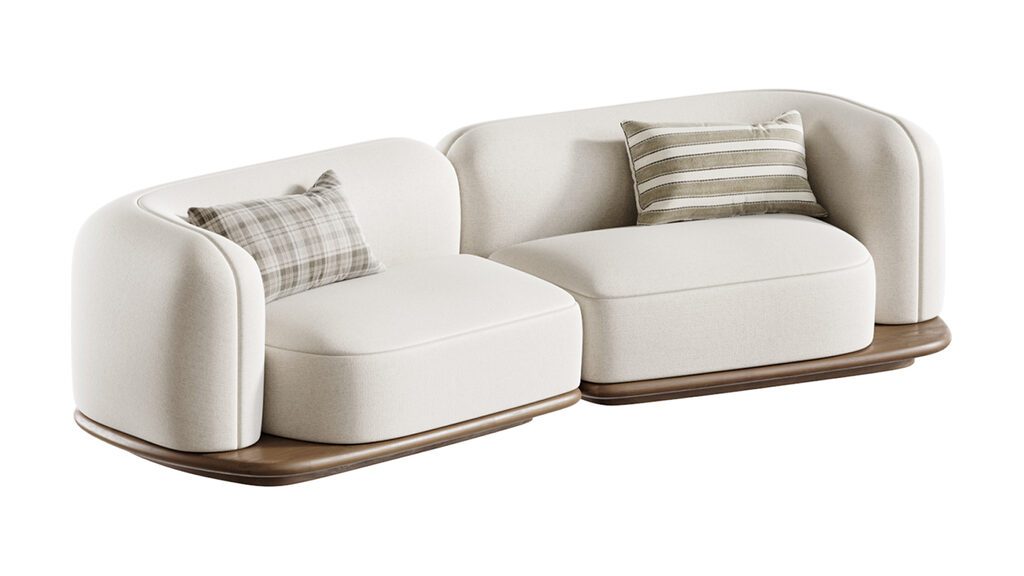 Dune Wood sofa (396420) 3D model - Download 3D model Dune Wood sofa ...