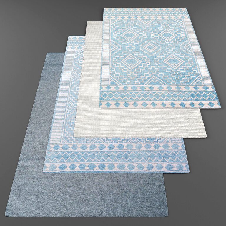 Rugs set 302 (397157) 3D model - Download 3D model Rugs set 302 (397157 ...