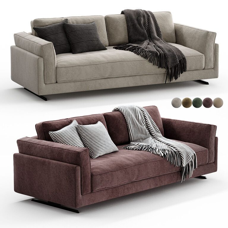 Model Divan Frigerio Modulnyy Divan Davis sofa (397466) 3D model - Download 3D ...