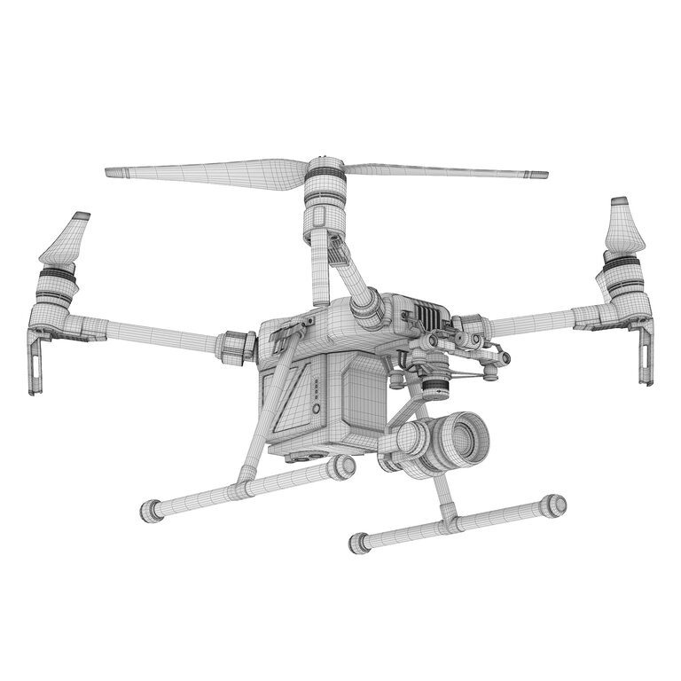 DJI Matrice 200 Series v2 Zenmuse Drone (397882) 3D model